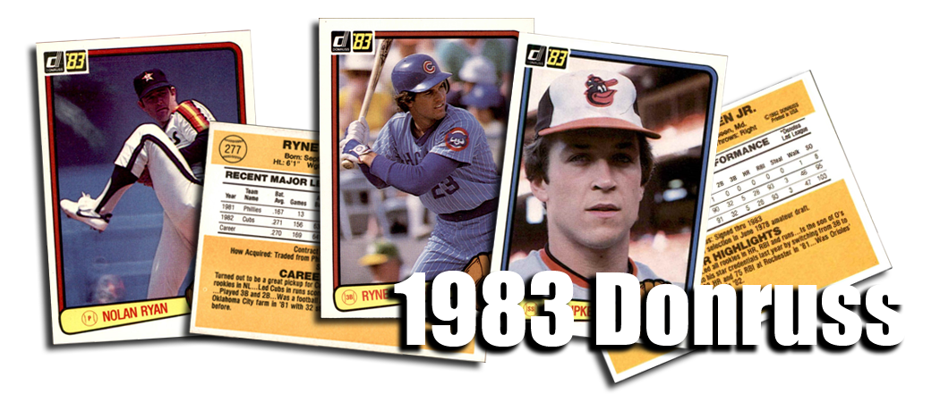 1983 Donruss Baseball Cards 